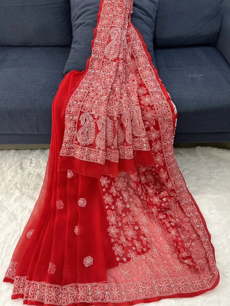 Half Jaal Saree