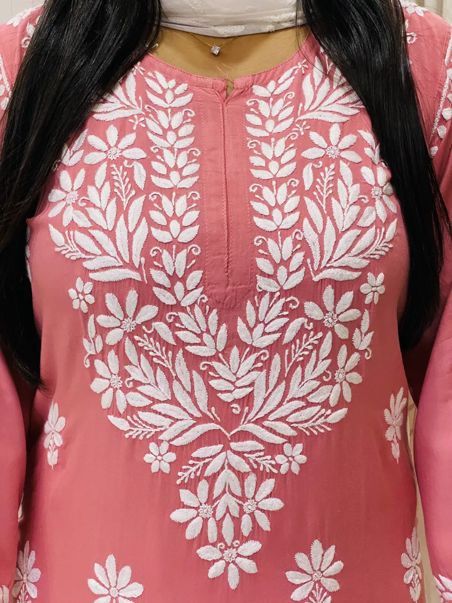 Premium Modal Chikankari Kurti