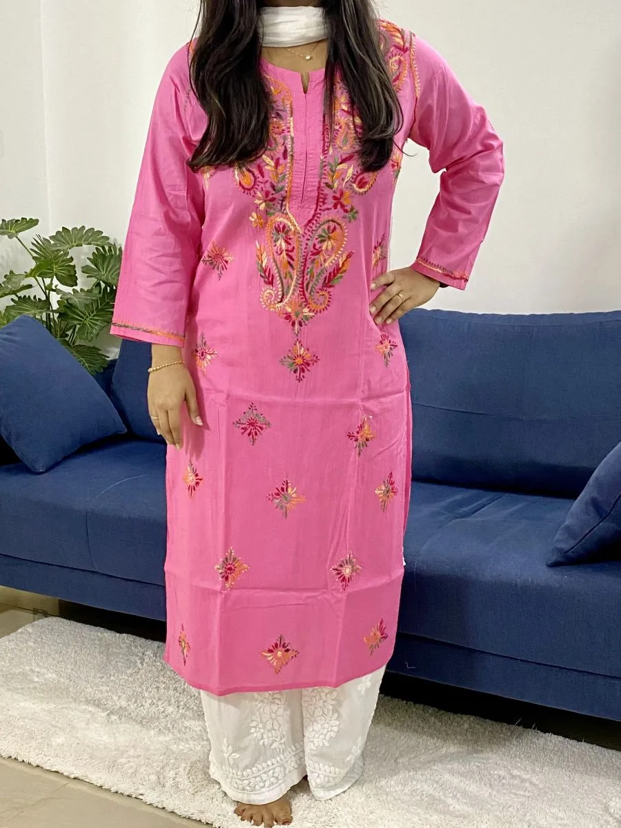 Multicolour work kurti