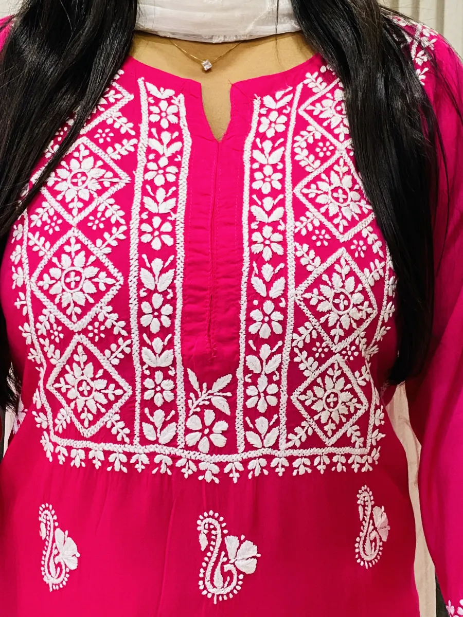 Premium modal chikankari kurti