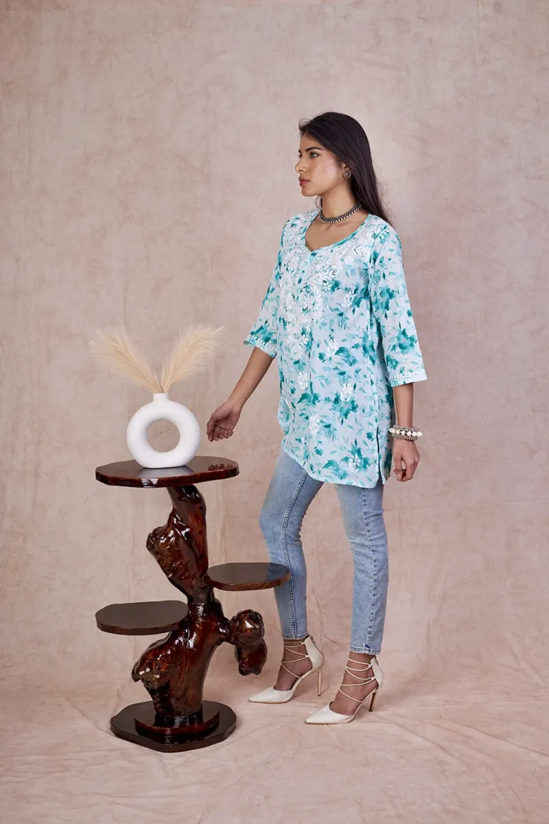Mulmul Printed Short kurti