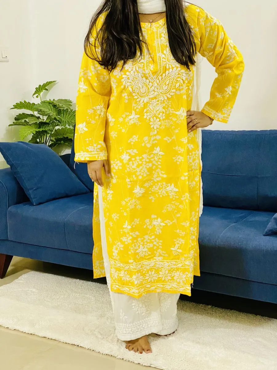 Floral Cotton Kurti