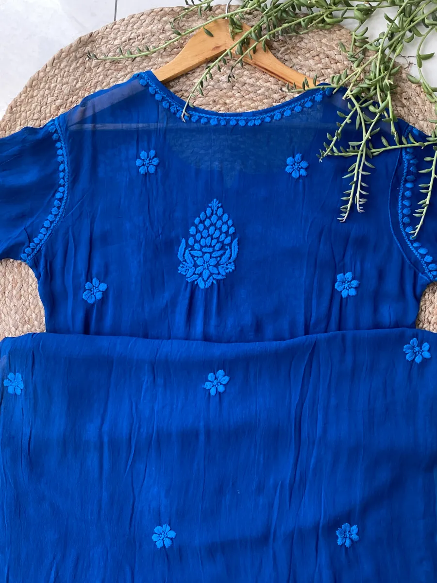 Viscose Chikankari Kurta and Dupatta