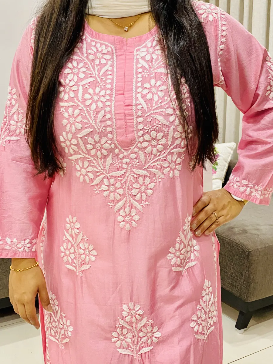 Premium Long Chikankari Kurti