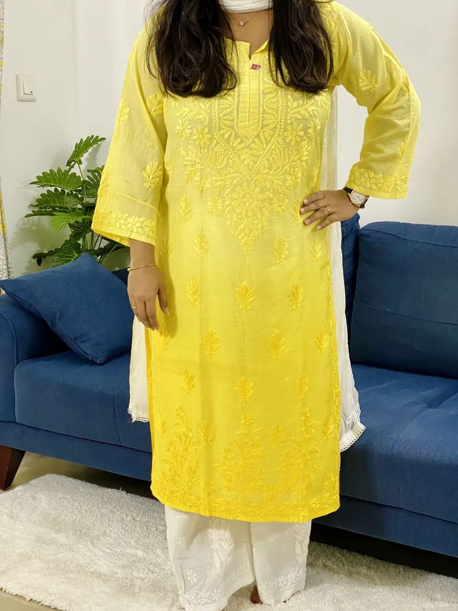 Chanderi Silk Kurti