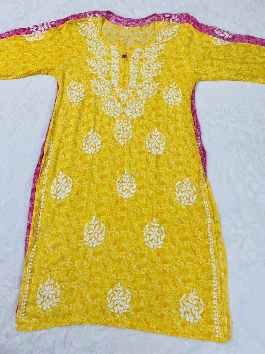 Floral Rayon kurti