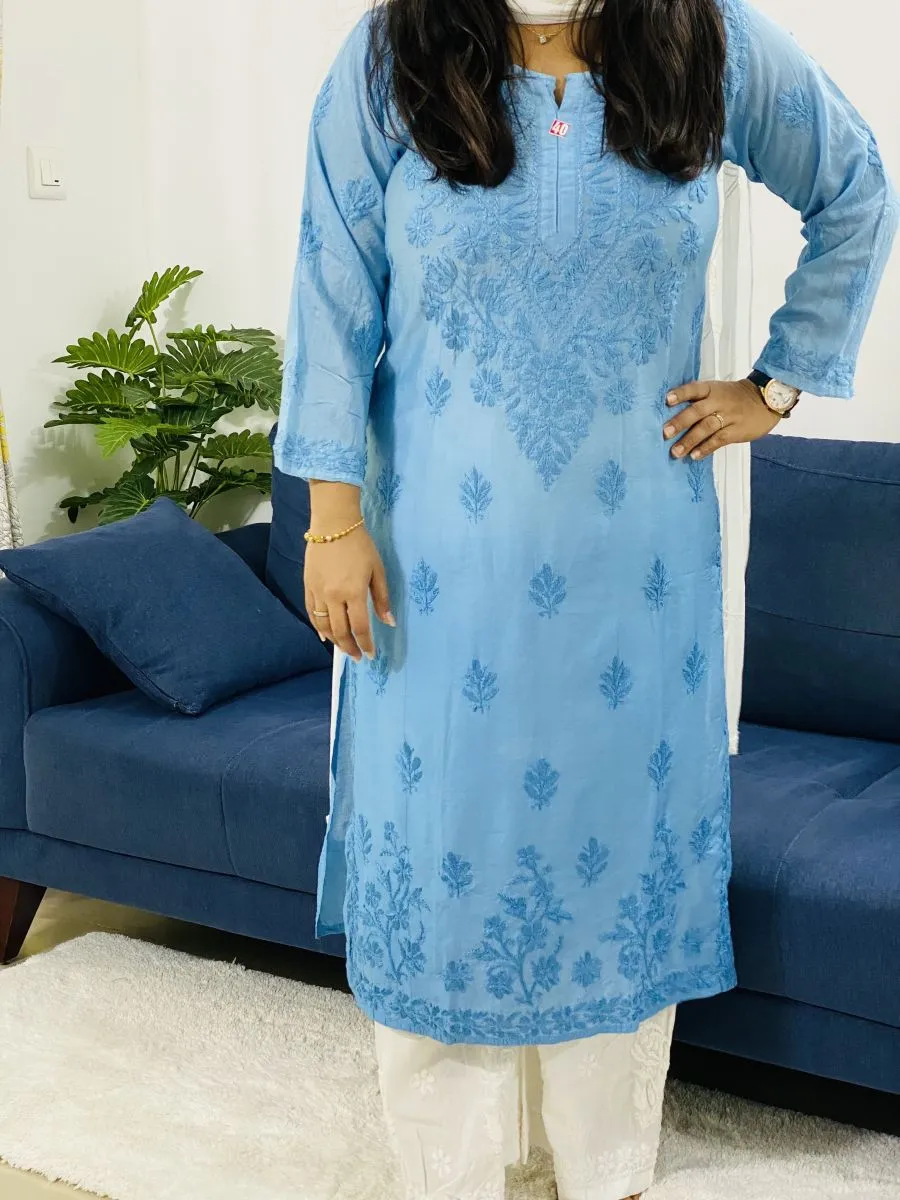 Chanderi Silk Kurti