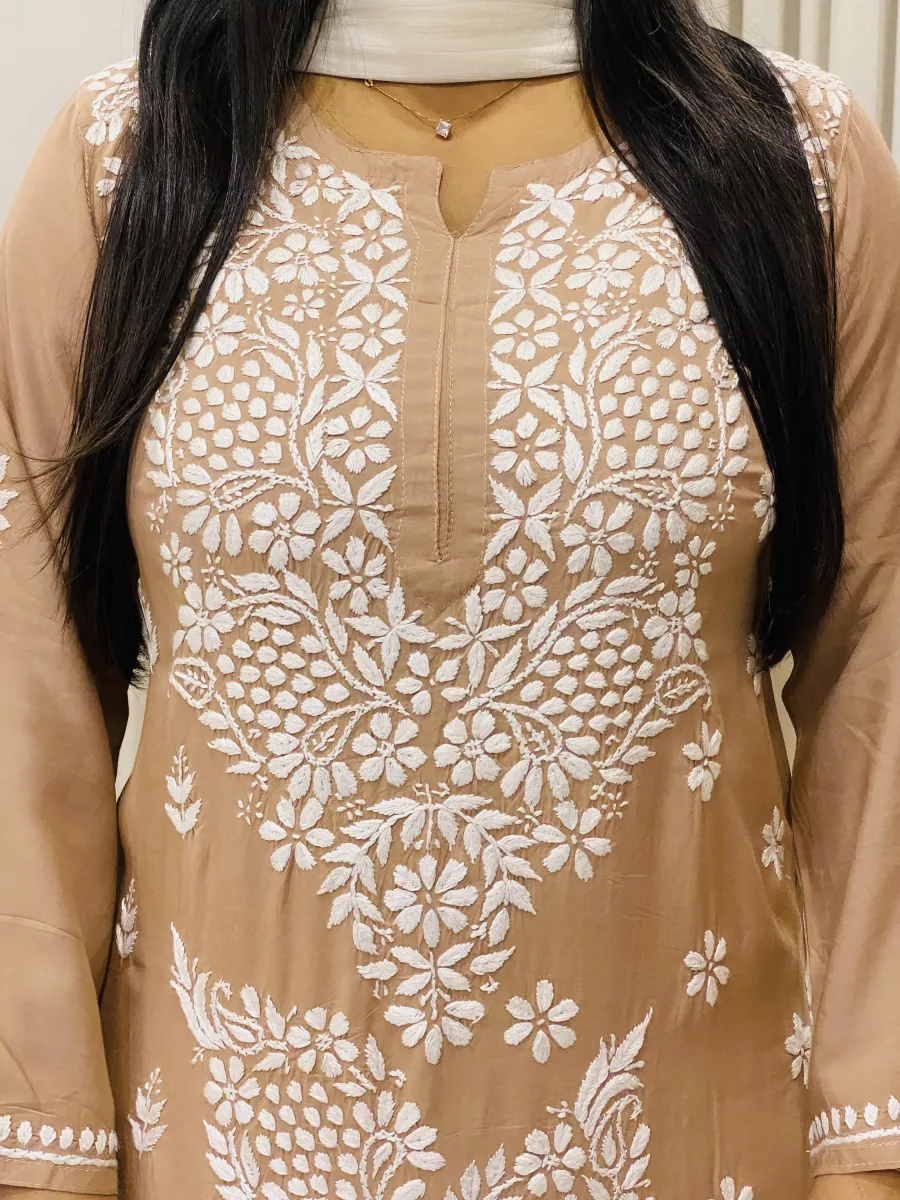 Premium Modal Chikankari Kurti