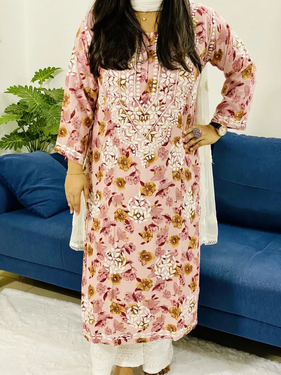 Floral Rayon kurti