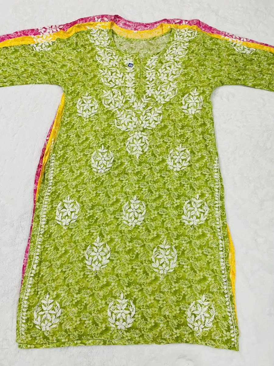 Floral Rayon kurti