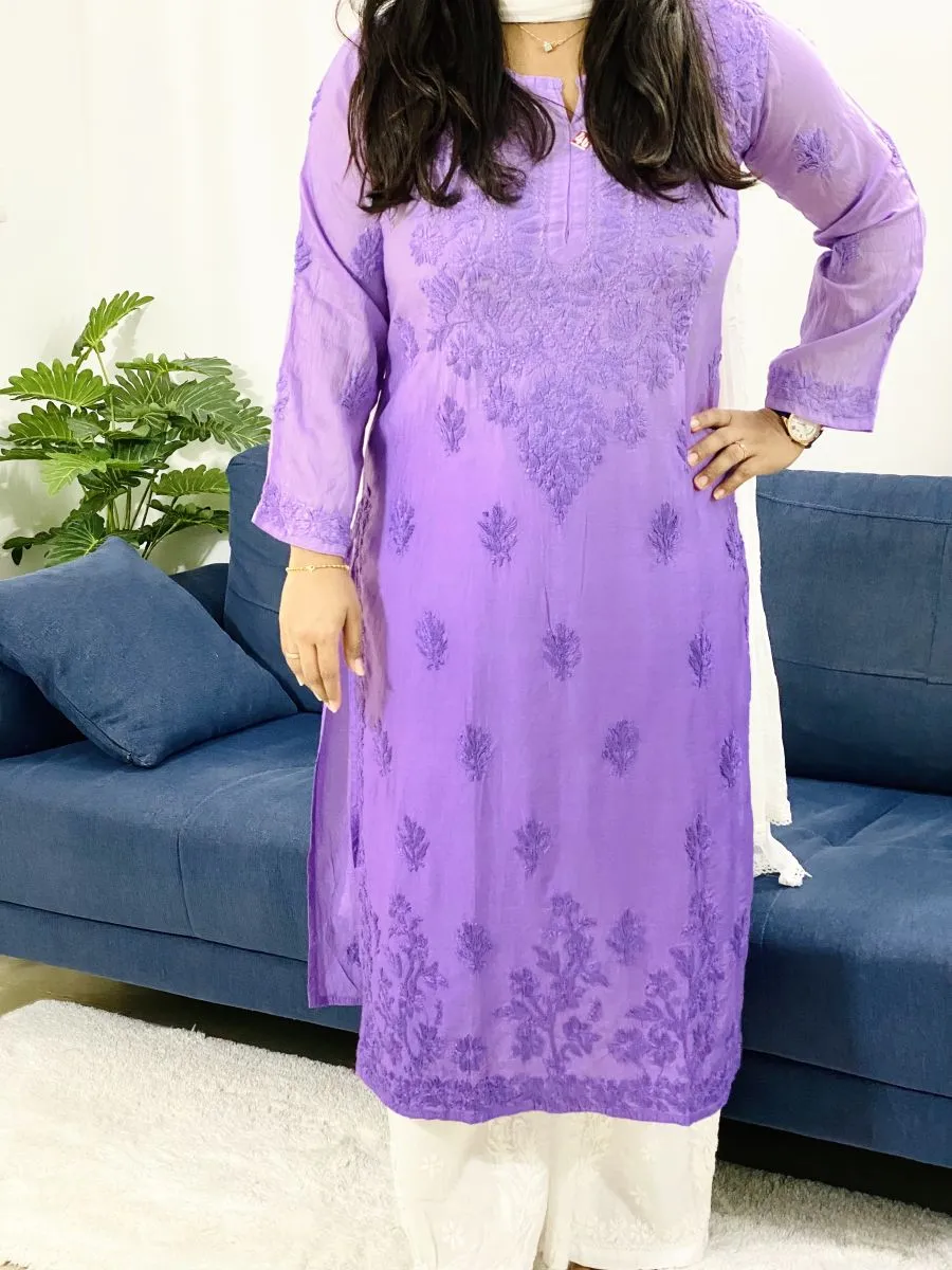 Chanderi Silk Kurti