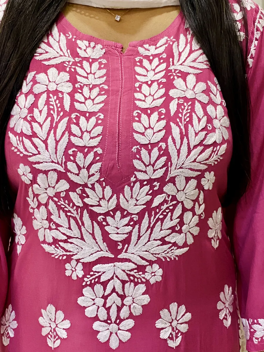 Premium Modal Chikankari Kurti