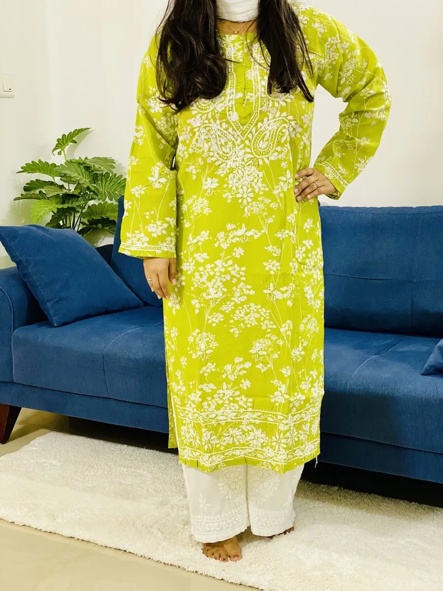 Floral Cotton Kurti