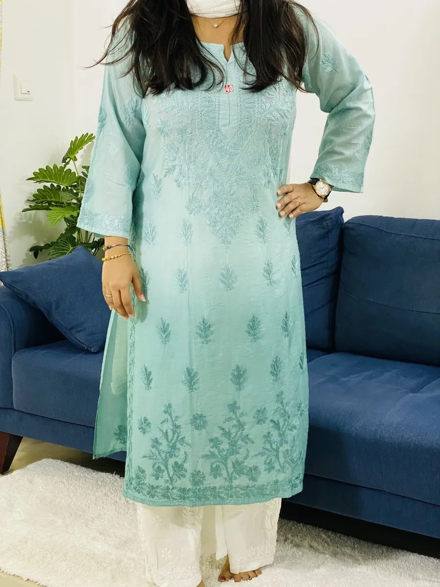 Chanderi Silk Kurti