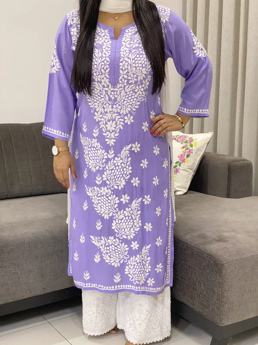 Premium Modal Chikankari Kurti