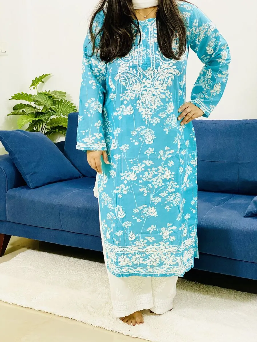 Floral Cotton Kurti