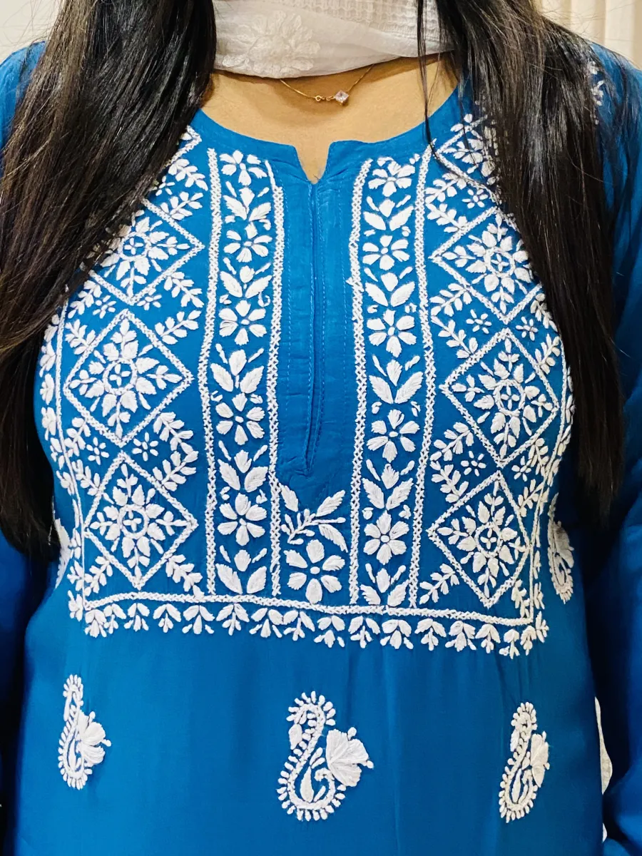 Premium modal chikankari kurti