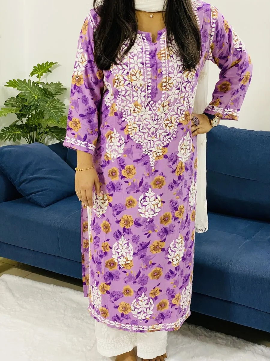 Floral Rayon kurti