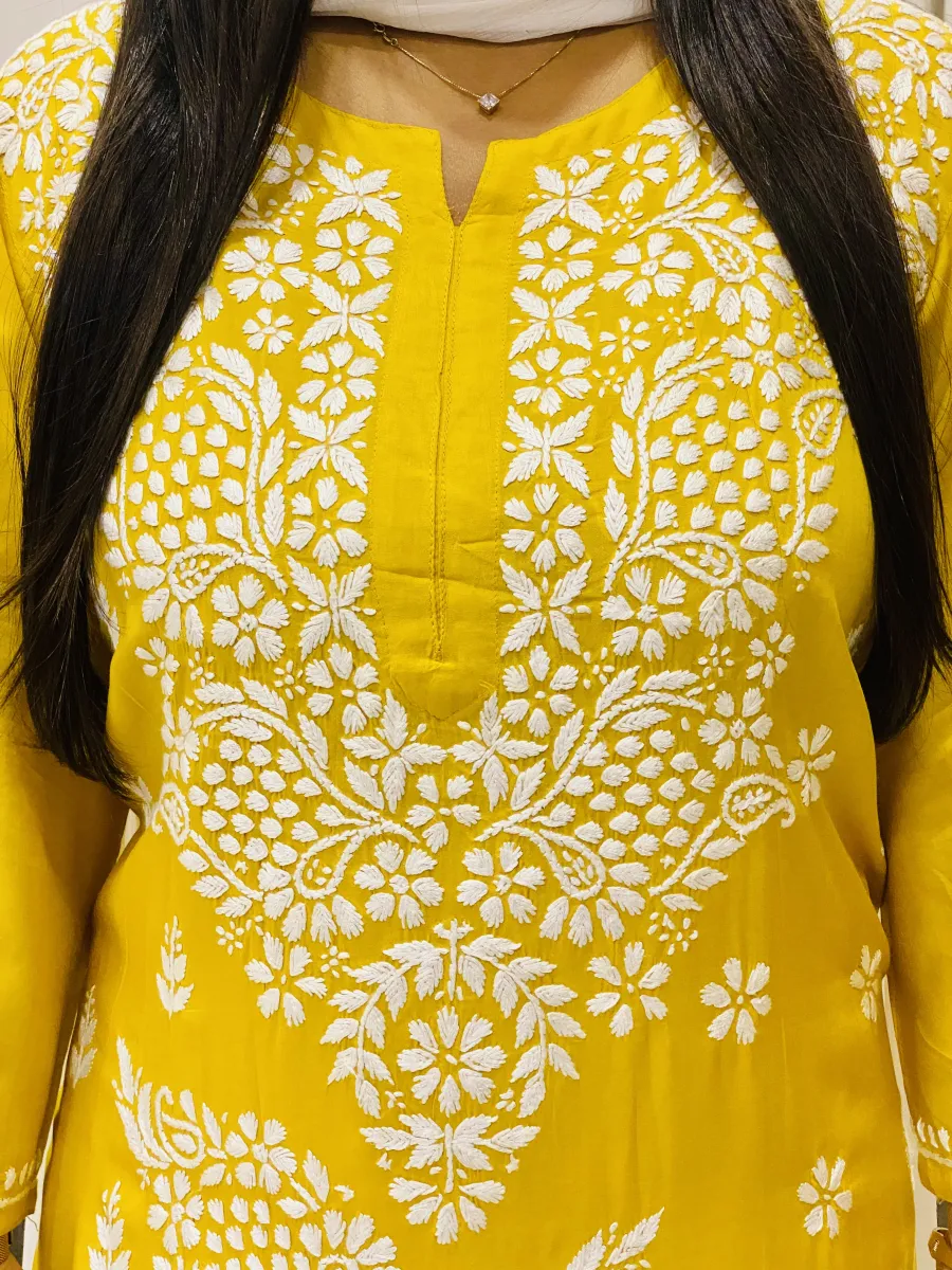 Premium Modal Chikankari Kurti