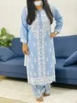 Powder Blue Anaisha Rayon Set