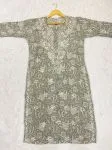 Grey Inayat Cotton Kurta