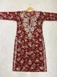 Maroon Inayat Cotton Kurta