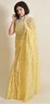 Yellow Hansa Tapchi Saree