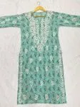 Mint Blue Inayat Cotton Kurta