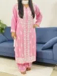 Pink Anaisha Rayon Set