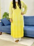 Yellow Mirabilis Premium Modal Kurti T2T