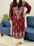 Brown Rosa Modal Kurti