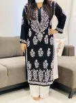 Black Riya Premium Modal Kurti