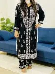 Black Anaisha Rayon Set