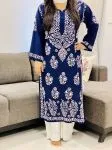 Navy Blue Riya Premium Modal Kurti