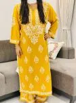 Mustard Ritika Rayon Set