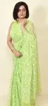 Perrot Green Hansa Tapchi Saree