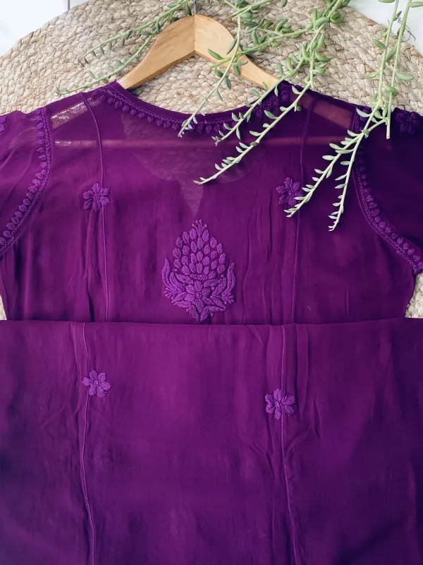 Viscose Chikankari Kurta and Dupatta